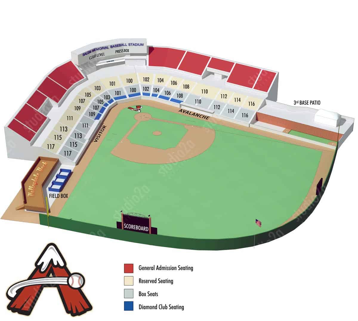 Schaumburg Baseball Stadium Seating Chart